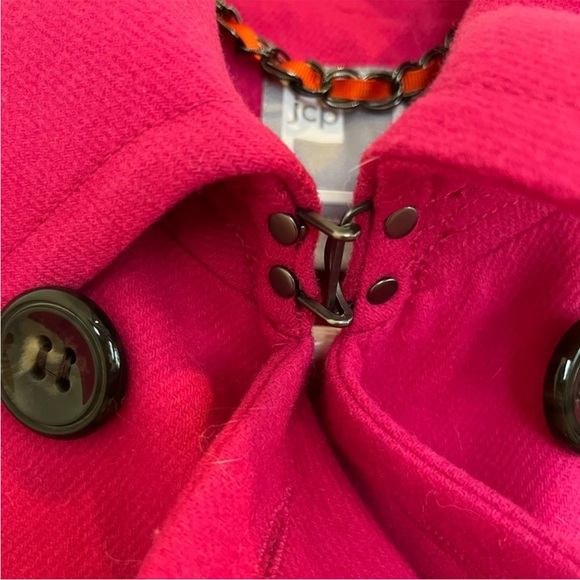 JCP pink wool winter jacket - Picture 9 of 10